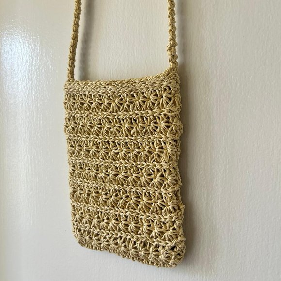 Handmade Crochet Small Cross Body Bag - Picture 4 of 5